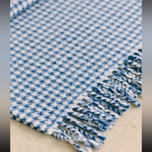 Sezane Seraphine Blue Houndstooth NWOT - Picture 2 of 8